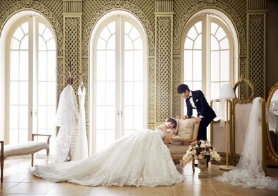 大裙摆韩式婚纱照高清大图集合 金夫人婚纱摄影的浪漫呈现